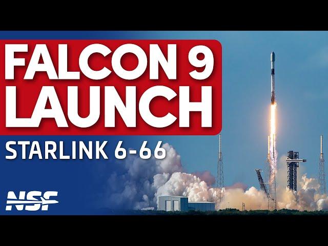  FULL REPLAY: SpaceX Launches Starlink 6-66