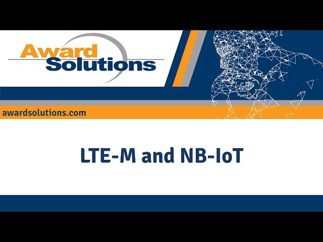 LTE-M and NB-IoT | 5G Training Course | Award Solutions