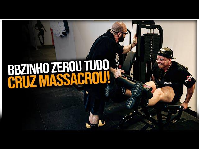 LEG DAY OLDSCHOOL SEM PIEDADE : CRUZ testa os Limites do GANLEY!!