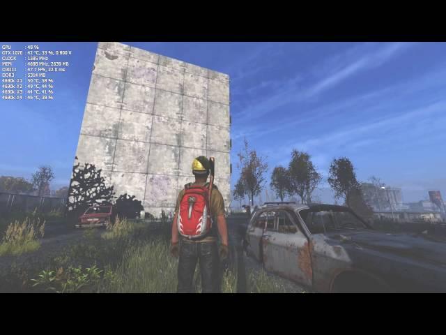 GTX 1070 + i5 4690K Gameplay: DayZ Standalone .60 (Elektro)