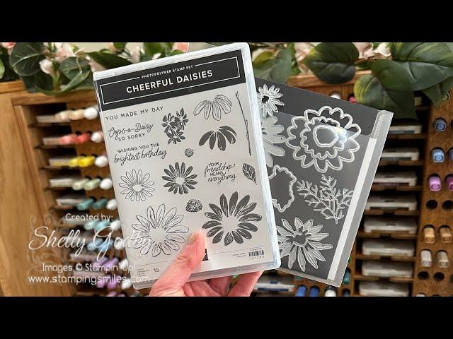 Adapting a Cheerful Daisies Card from the Stampin' Up! 2024-2025 Catalog