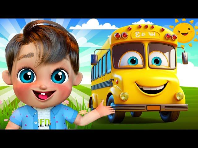  Wheels on the Bus - Nursery Rhymes & Kids Songs - Toddler Learning Video -- Kids Songs