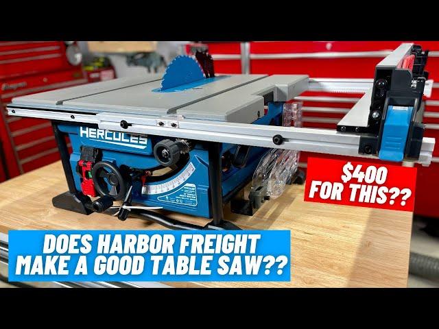 Can You Get Pro Table Saw Features On A Budget?  ||  Hercules HE77 ||  Overview and Review