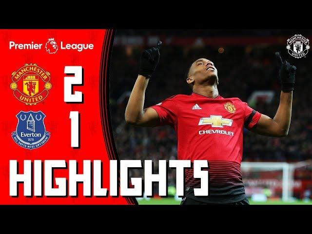 Highlights | Manchester United 2-1 Everton | Martial Stunner Seals the Points!