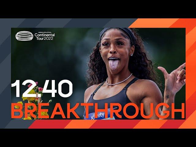 Alaysha Johnson's breakthrough 100m hurdles in New York | Continental Tour Gold 2022 New York City