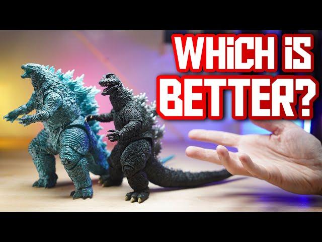 Which Godzilla Brand is better?? HIYA vs SHMONSTERARTS! - Shooting & Reviewing