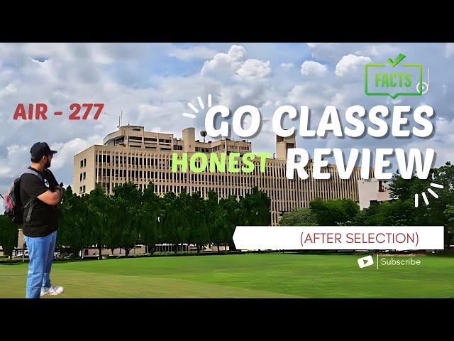 Go Classes Honest Review 2.0 || After Long Term | AIR 277 | GateGeeks