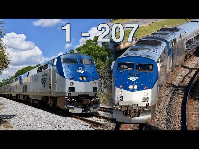 Amtrak P42DC Locomotive Fleet: 1 - 207