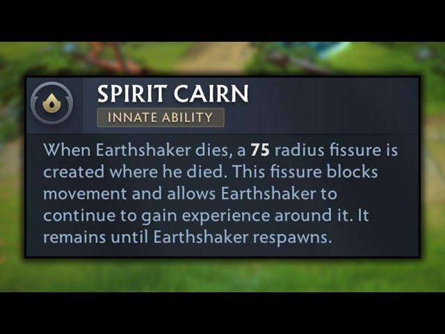 Earthshaker's innate ability Dota 2