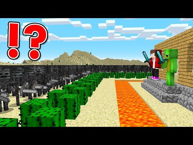 7 Security Build Hacks vs Wither Skeletons - Minecraft