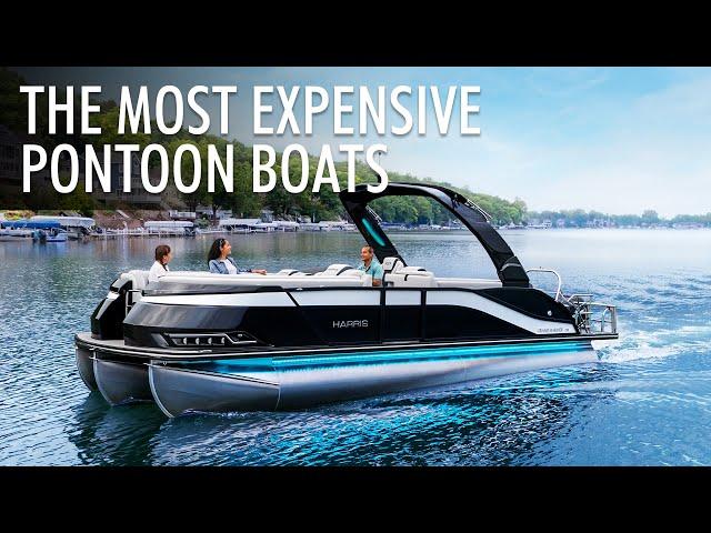 Top 5 Most Expensive Pontoon Boats Over $100K 2022-2023 | Price & Features