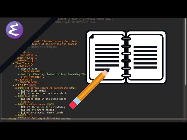 Powerful Note Taking System For Language Learning // Using Emacs to Learn Languages