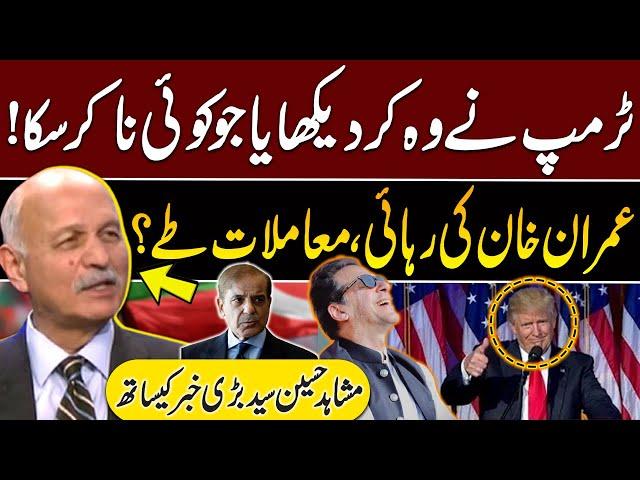 Imran-Trump Friendship | Trump's Win to help release Imran Khan from Jail? | Mushahid Hussain Syed