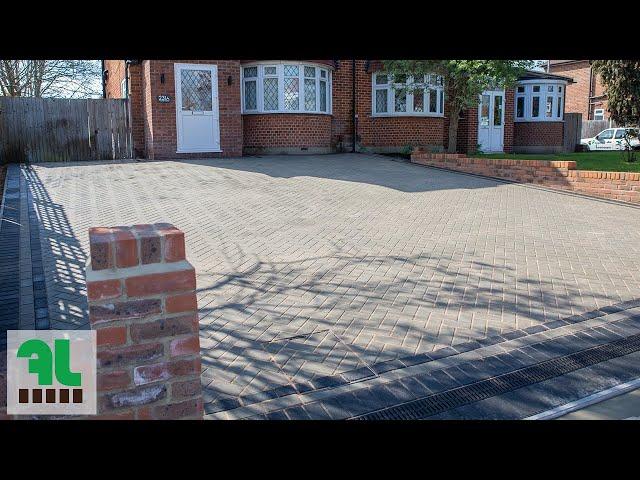 Block Paving Driveway - Timelapse - Standard Concrete Block - Fangorn Landsacpes