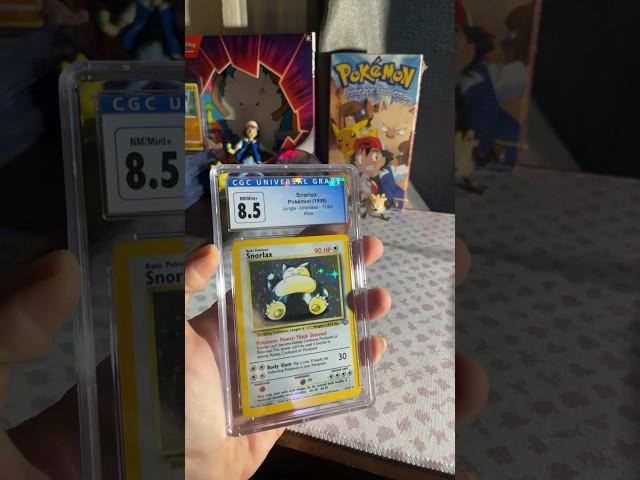 So here’s the deal  #pokemon #pokemoncards #pokemontcg #rarepokemon #snorlax #1999 #cgc #pokémon