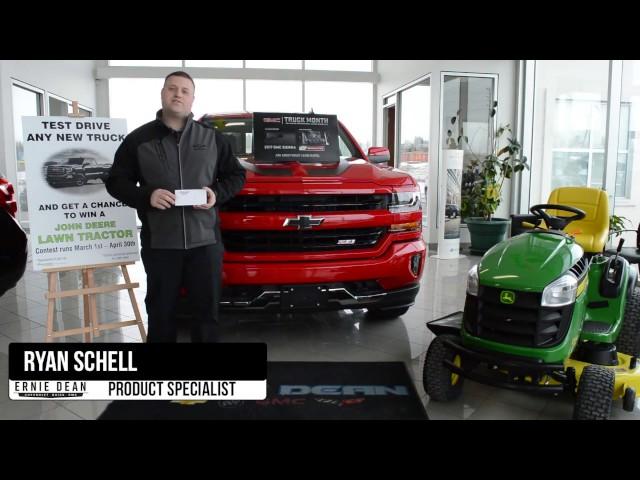 Truck Month John Deere Giveway - Ernie Dean Chevrolet Buick GMC - Alliston, ON