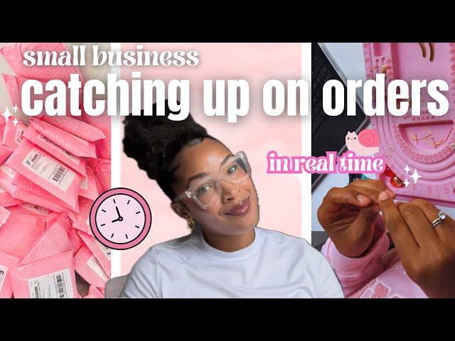 Let’s catch up on orders!!! | Vooglam glasses try on, coffee run, real time order making + packing