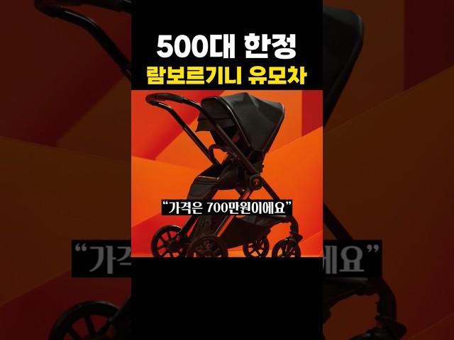 500대 한정 람보르기니 유모차