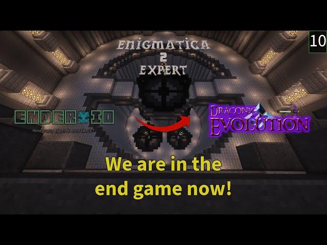 Using cursed automation to unlock DRACONIC EVOLUTION?- Enigmatica 2 Expert
