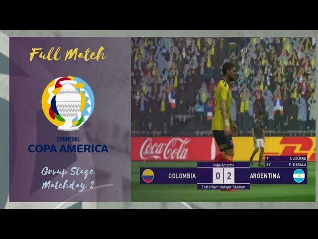 PES 2018 | Colombia vs Argentina | Copa America: Group B-Matchday 2 | Gembox Patch 2021 | PS3