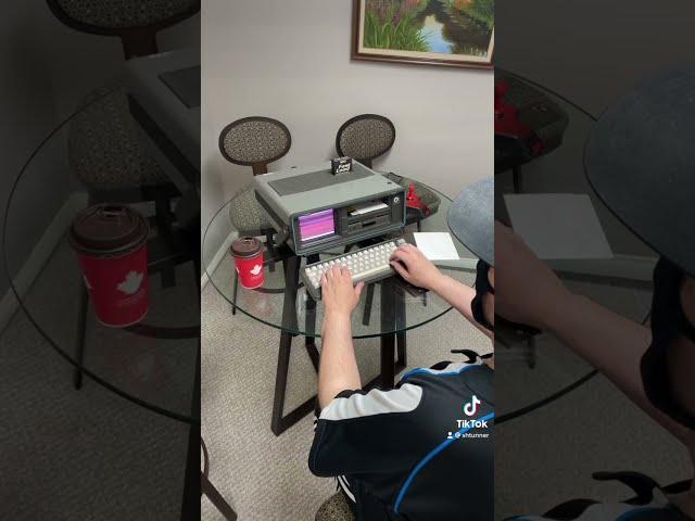 My Gaming Laptop…from 1984 Commodore SX 64 #retrogaming