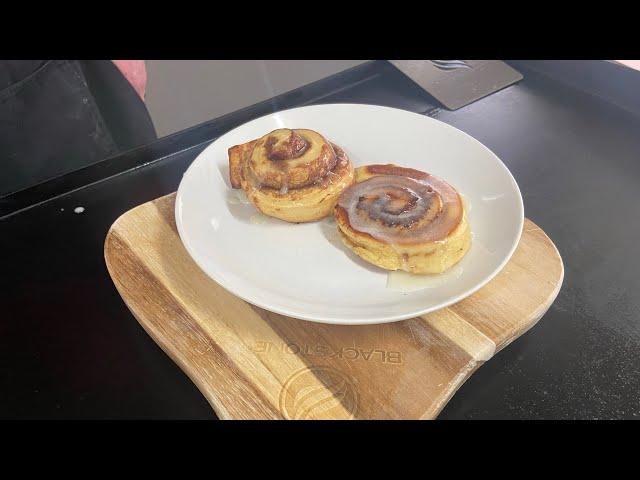 CINNAMON ROLLS ON THE BLACKSTONE GRIDDLE | BLACKSTONE GRIDDLE RECIPES