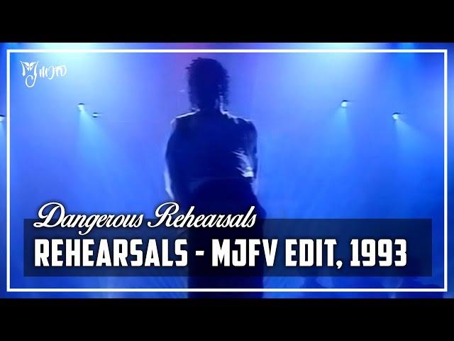 THE DANGEROUS REHEARSALS - The Dangerous Tour Rehearsals (MJFV's Edit) [60FPS] | Michael Jackson