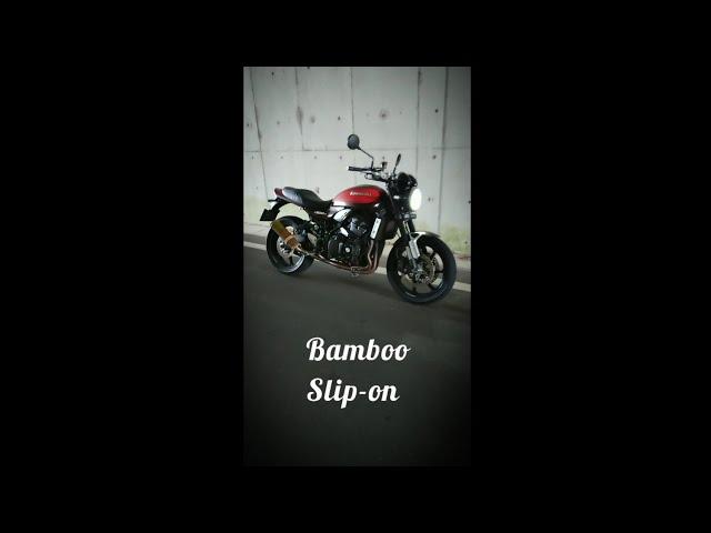 Bamboo Slip-on⑤【z900RS】【Akrapovic】