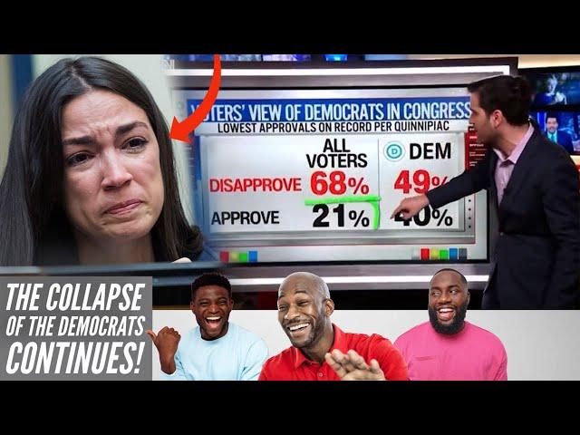 DEMOCRATS: SCRAMBLING & MAKING EXCUSES For Record All-Time Low Approval Rating