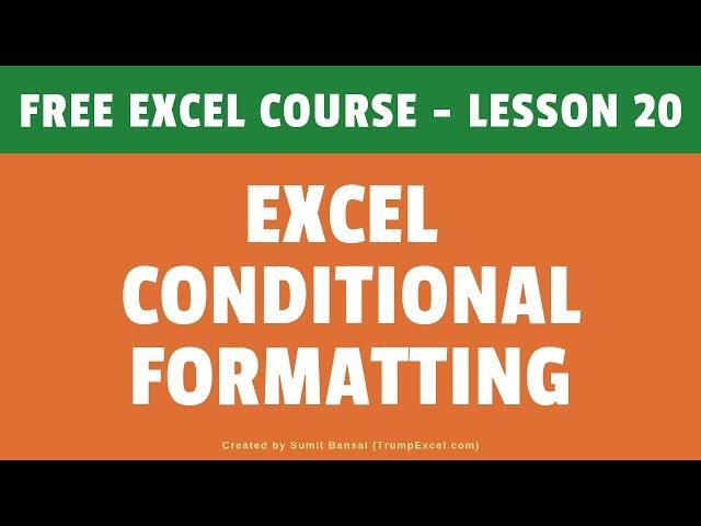 Excel Conditional Formatting (Overview + Advanced Examples)