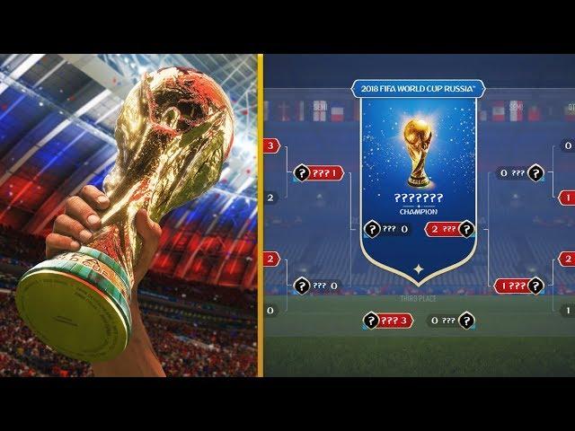 FIFA 18 PREDICTS THE 2018 FIFA WORLD CUP!!! (WORLD CUP MODE)