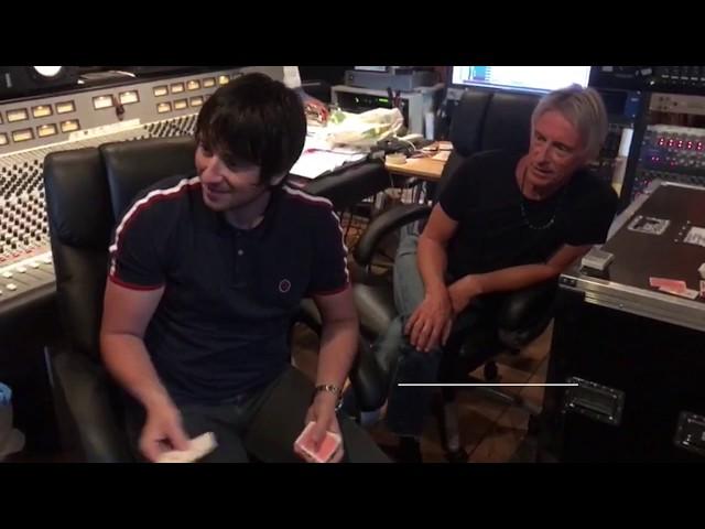 The Magic Mod with Paul Weller and his band  in the Studio