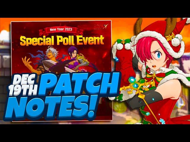 Global First Blue Liz! New Years Banner Vote! (Global Patch Notes) | Seven Deadly Sins: Grand Cross