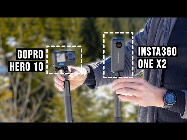 GoPro Hero 10 vs Insta360 ONE X2