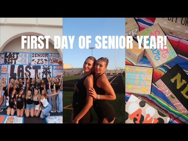 my last first day of high school | SENIORITIS EP 1