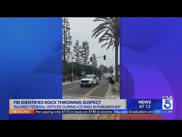 FBI identifies man accused of throwing rocks at federal agents
