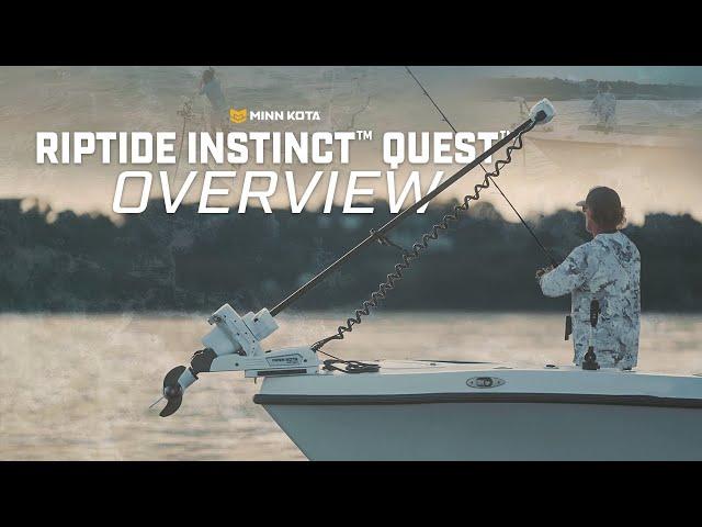 Riptide Instinct QUEST Overview | Auto Stow & Deploy Saltwater Trolling Motor