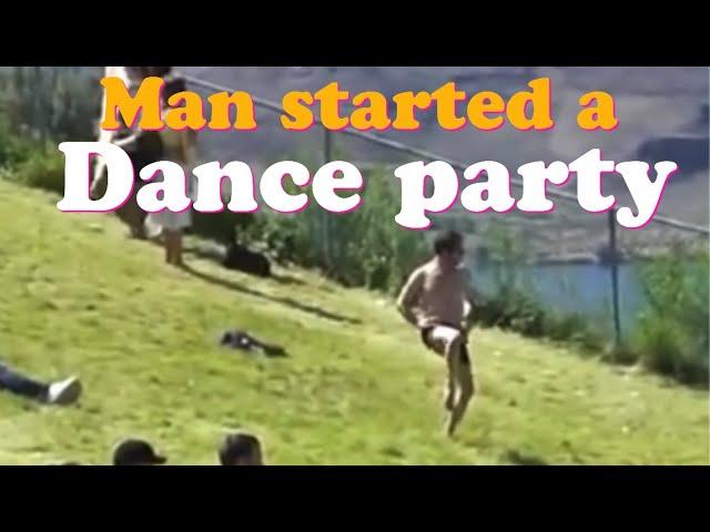 Man started a dance party in the Sasquatch Music Festival #shorts