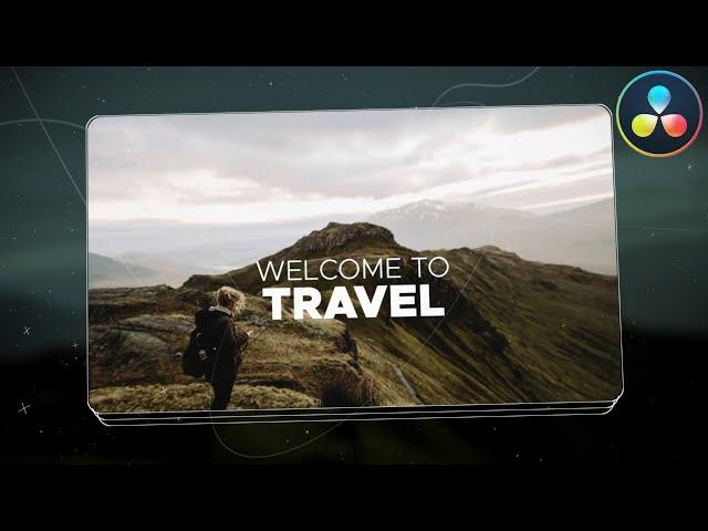 Cinematic Travel Slideshow  DaVinci Resolve Templates 