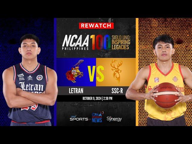 Letran vs SSC-R (Men’s Basketball) | NCAA Season 100 - Replay