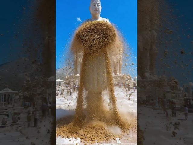 ️ 신의 사원이 열렸다! 황금이 깔린 부자의 길 #gold