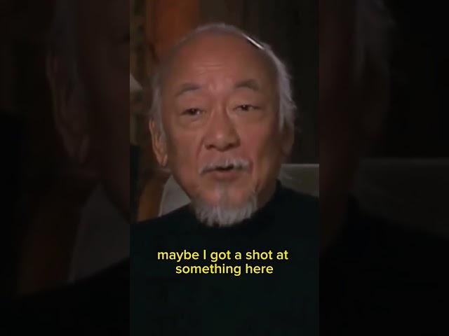 Pat Morita EXPLAINS How He Got The Role Of Mr. Miyagi In The Karate Kid #shorts