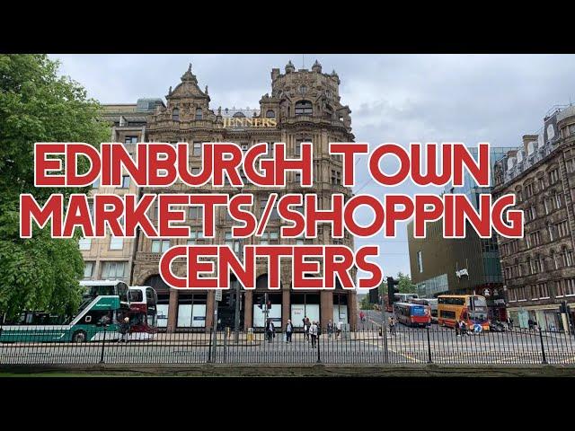 Edinburgh walking tour  Cameron Toll shopping Centre and ride the bus l Scott Monument .