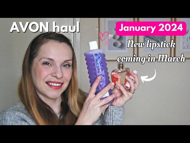 AVON UK Haul January '24 / *NEW* Hydramatic Shine lipsticks