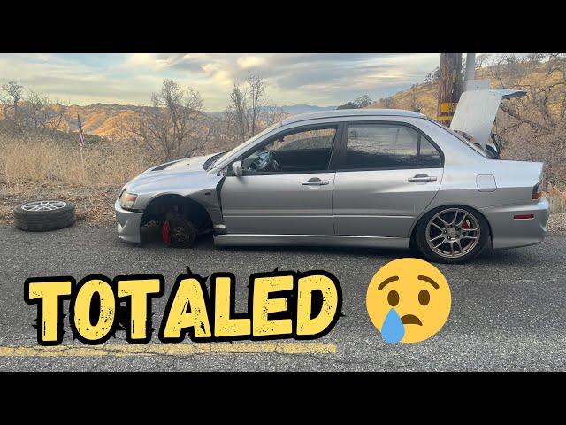 I just TOTALED my fresh evo 8 build