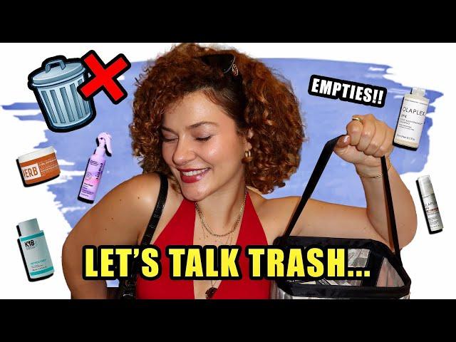 LET'S TALK TRASH... my latest curly hair and beauty empties!