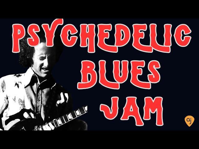 PSYCHEDELIC Doors Style Blues Jam | Guitar Backing Track (D Minor / 103 BPM)