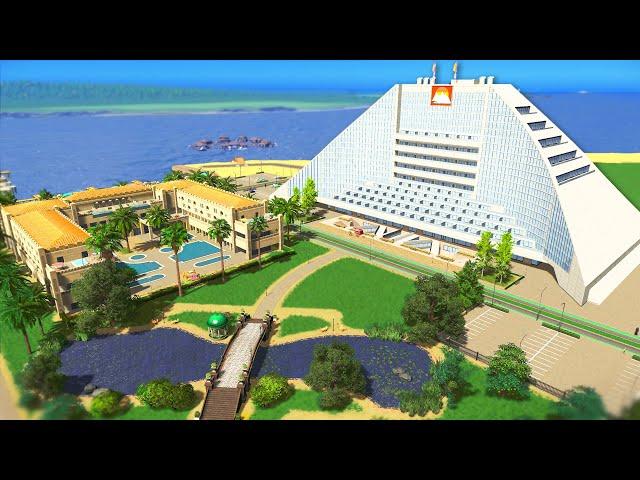 Making MILLIONS with Cities Skylines Hotels and Retreats!