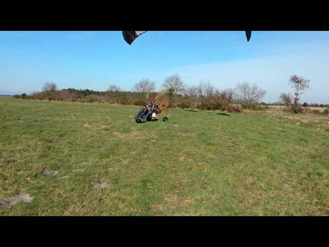 Déco court chariot paramoteur / Paramotor trike short take off