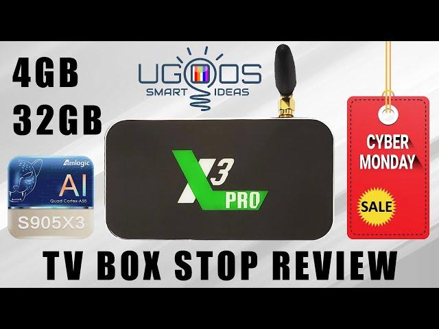 What's This? Ugoos X3 Pro AMlogic S905X3 4GB 32GB TV Box Stop Review